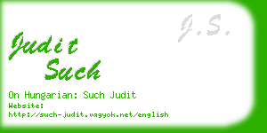 judit such business card